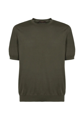 slowear short-sleeve ribbed sweater - Green