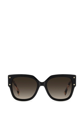 Carolina Herrera studded square-frame sunglasses - Black