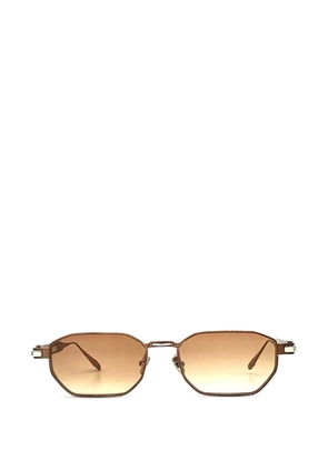 John Dalia Axel geometric-frame sunglasses - Brown