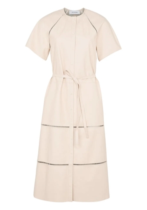 Yves Salomon leather dress - Neutrals
