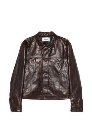 TONYWACK buttoned pocket jacket - Brown