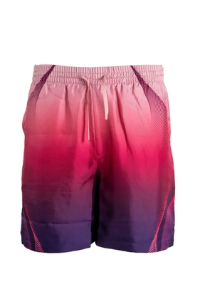 Casablanca gradient silk shorts - Purple