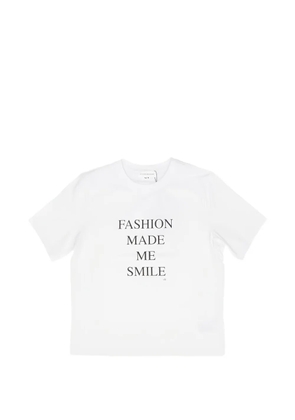 Victoria Beckham Fashion Stole My Smile cotton T-shirt - White