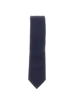 Emporio Armani textured tie - Blue