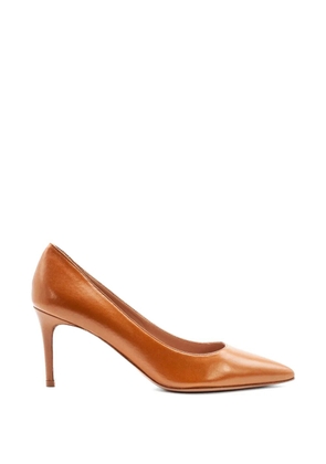 Festa Milano pointed-toe leather pumps - Brown
