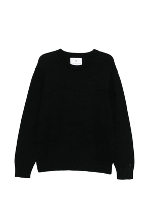 SEVEN GAUGE long-sleeve crew-neck sweater - Black