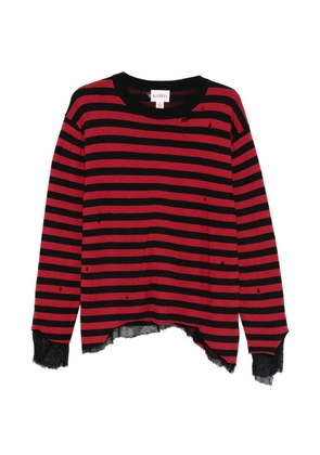 KAMIYA striped sweater - Red
