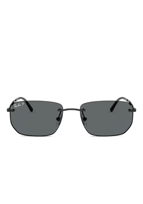 Ray-Ban rimless rectangle-frame sunglasses - Black