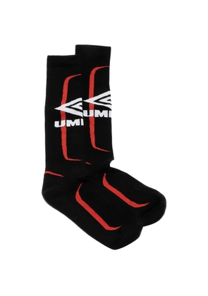 UMBRO logo-detail socks - Black