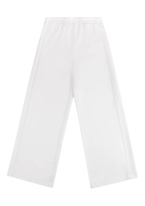 Fay elasticated-waistband track pants - White