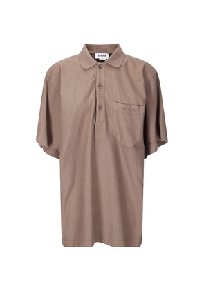 Hed Mayner embroidered-logo polo - Neutrals