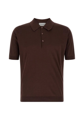 John Smedley Isis polo shirt - Brown