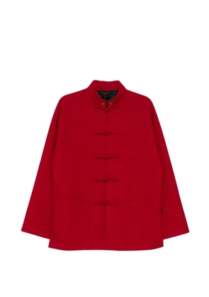 TEAM WANG design x JDB mandarin-collar jacket - Red