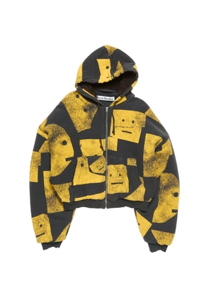 Acne Studios face print hoodie - Black