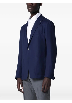 Tagliatore blue single-breasted blazer