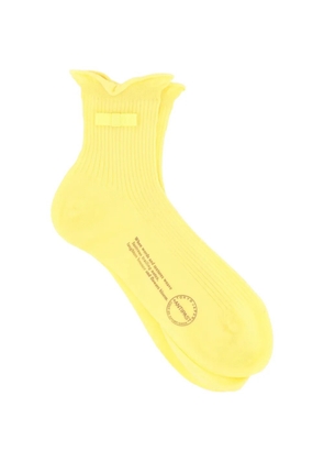 Antipast ribbon-detail socks - Yellow