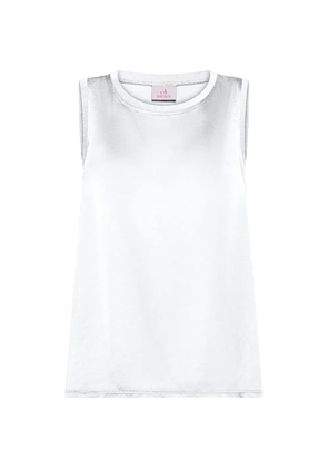 DEHA crew-neck tank top - White