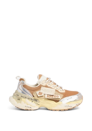 DSQUARED2 Faster logo-patch sneakers - Neutrals
