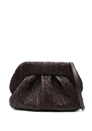 Themoirè medium Bios clutch bag - Brown