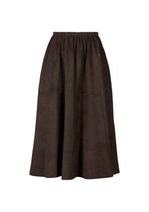 Desa 1972 elasticated A-line skirt - Brown