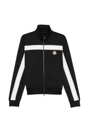 Moncler contrast panel track jacket - Black