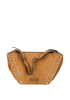 GIANNI CHIARINI Bloom studded-embellishments tote bag - Brown