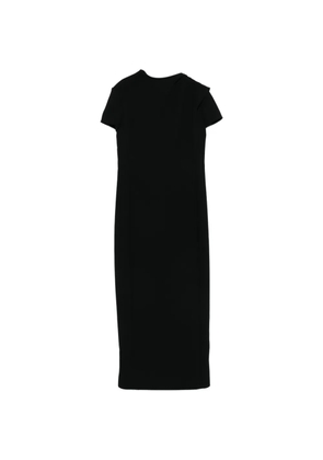 KHAITE Iryl short sleeve midi dress - Black