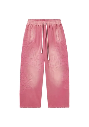 VALE FOREVER Carver embossed track pants - Pink