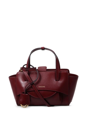 HIDESINS Flap top-handle tote bag - Red