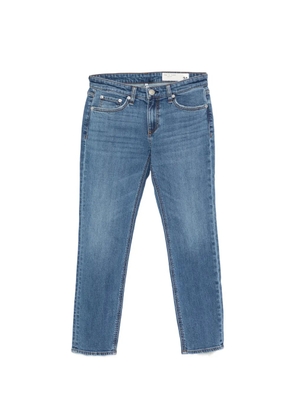 rag & bone frayed hem boyfriend jeans - Blue