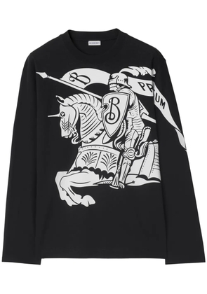 Burberry EKD-print cotton sweatshirt - Black