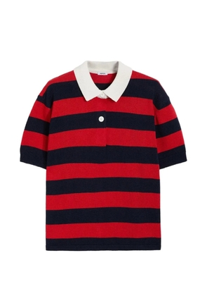 ASPESI striped short-sleeve polo shirt - Red