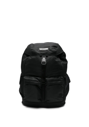 Juun.J buckle-detail backpack - Black