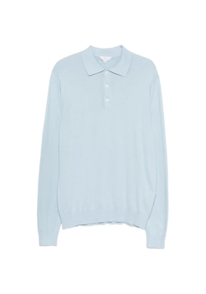 Malo button-up polo shirt - Blue