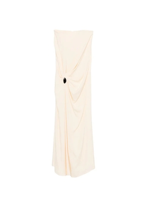 Raquel Diniz Diana draped maxi dress - Neutrals
