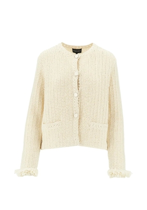 Emporio Armani frayed pocket jacket - Neutrals