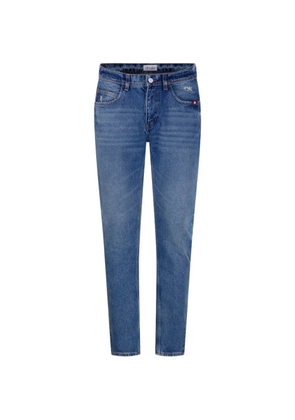 AMISH distressed-details skinny jeans - Blue