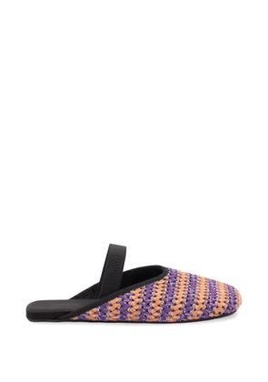 Flòwze strap-detail mules - Purple