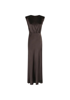 Semicouture Casilda maxi dress - Brown