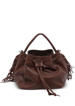 Vic Matie Travel fringes bucket bag - Brown