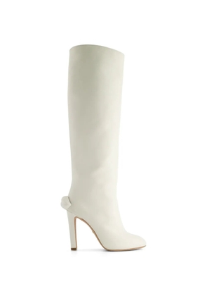 Giambattista Valli high-heel kiss-detail boots - Neutrals