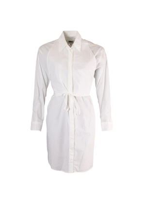 Maison Margiela long-sleeved midi shirt dress - White