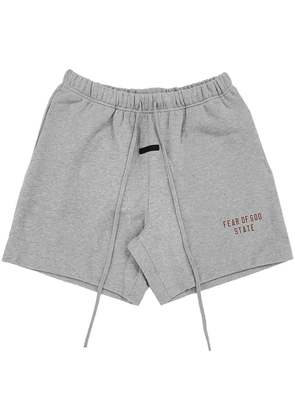 FEAR OF GOD ESSENTIALS logo-print shorts - Grey