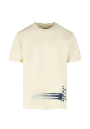 C.P. Company ribbed-neck graphic T-shirt - Neutrals
