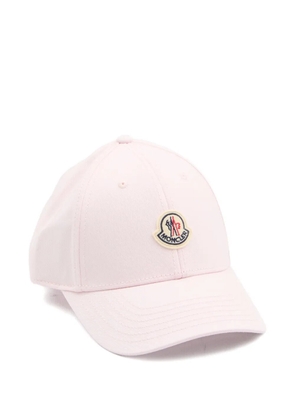 Moncler logo-patch baseball cap hat - Pink