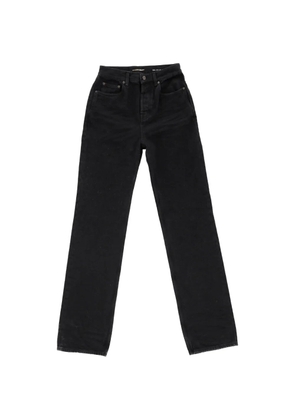 Saint Laurent Pre-Owned high-waist cotton jeans - Black