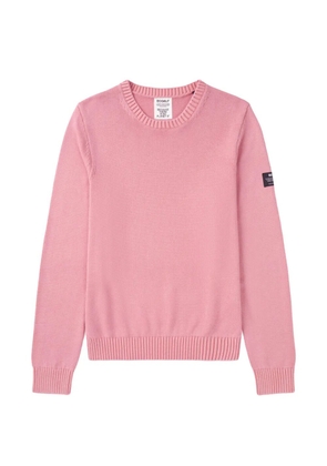 Ecoalf ribbed crew neck sweater - Pink