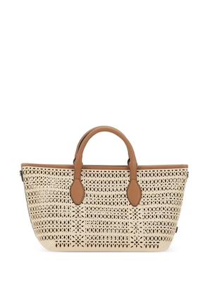 GIANNI CHIARINI Mashup laser-cut tote bag - Neutrals