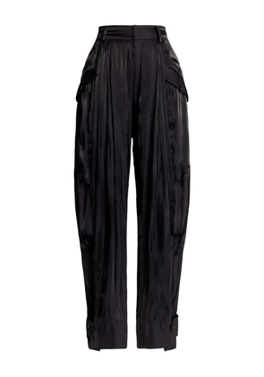 Ralph Lauren Collection Sonya buttoned high-rise trousers - Black