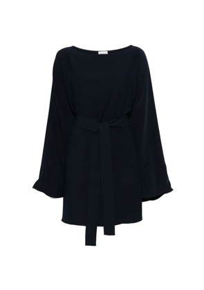 P.A.R.O.S.H. belted-waist mini dress - Blue